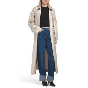 BERNARDO Champagne Trench Coat